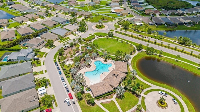 226 Tapa Parish Run, Bradenton, FL 34212 - aerial view of residential area featuring a large body of water