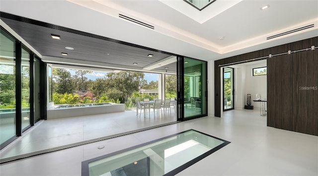 1610 N Lodge Dr, Sarasota, FL 34239 - community lobby featuring a wall of windows