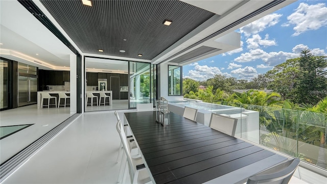 1610 N Lodge Dr, Sarasota, FL 34239 - view of wooden terrace