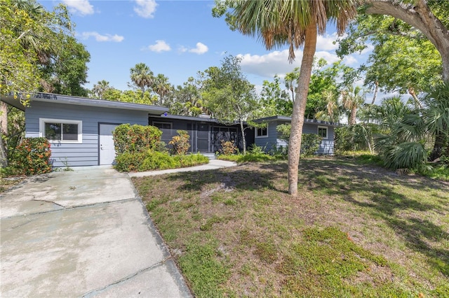 2850 Bon Air Ave, Sarasota, FL 34234 - view of front of house featuring a front yard