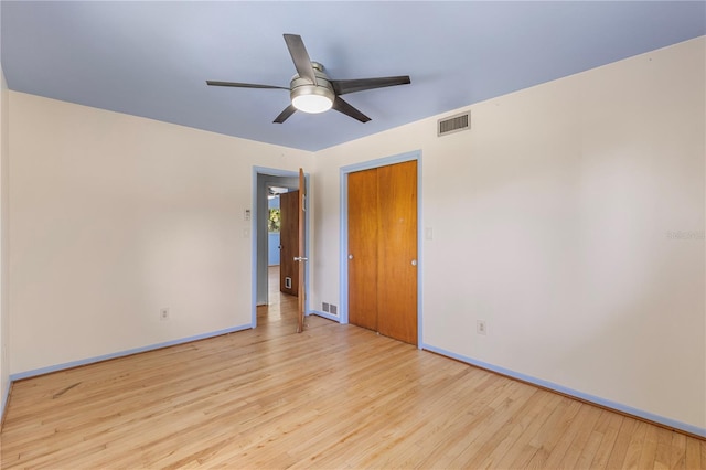2850 Bon Air Ave, Sarasota, FL 34234 - unfurnished room with ceiling fan and wood finished floors