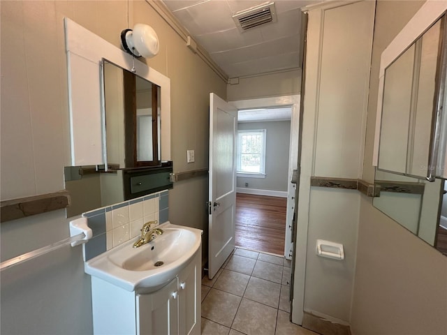 408 3rd Ave E Unit A, B & C, Bradenton, FL 34208 - bathroom with vanity and tile patterned flooring