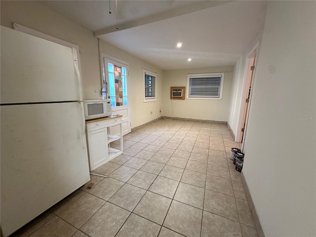 408 3rd Ave E Unit A, B & C, Bradenton, FL 34208 - unfurnished dining area featuring light tile patterned floors, recessed lighting, and an AC wall unit