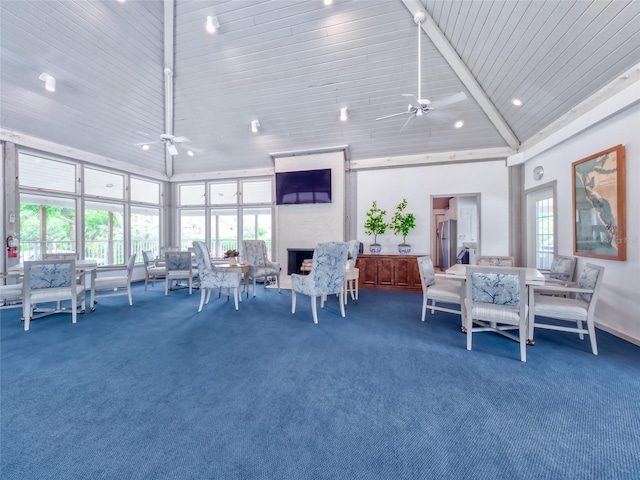 123 Tidy Island Blvd, Bradenton, FL 34210 - community lobby with high vaulted ceiling and recessed lighting