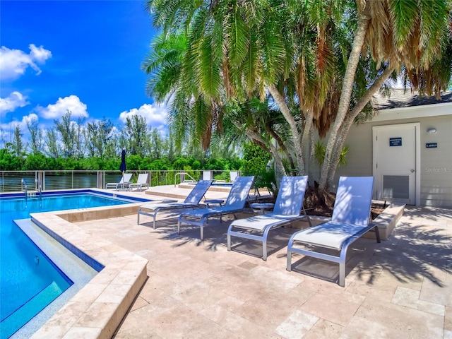 123 Tidy Island Blvd, Bradenton, FL 34210 - community pool with a patio
