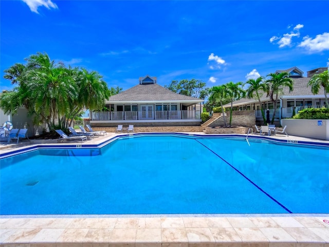 123 Tidy Island Blvd, Bradenton, FL 34210 - community pool featuring a patio