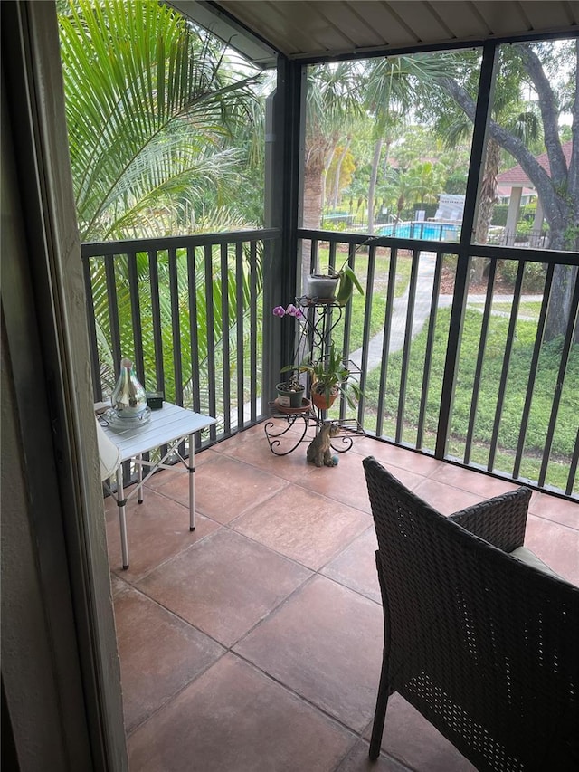 900 La Costa Cir Unit 4, Sarasota, FL 34237 - balcony with view of pool