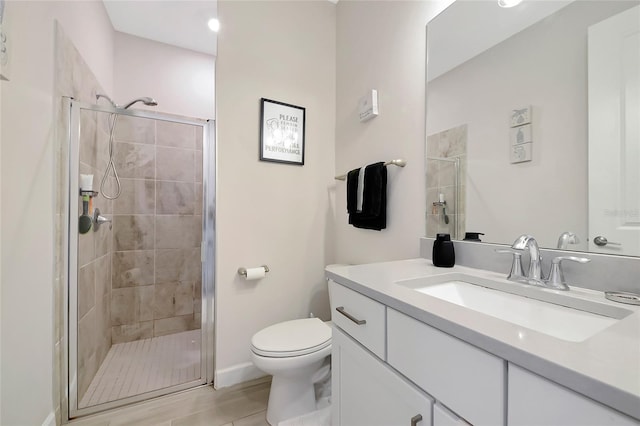 16231 Tradewind Ter, Bradenton, FL 34211 - bathroom with vanity and a stall shower