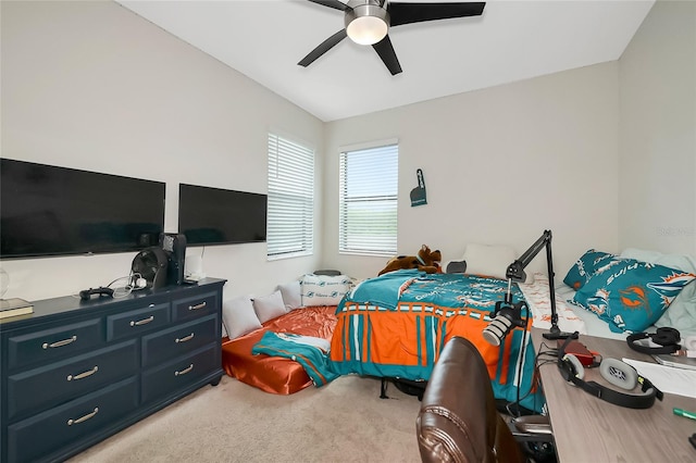 16231 Tradewind Ter, Bradenton, FL 34211 - bedroom featuring carpet and a ceiling fan