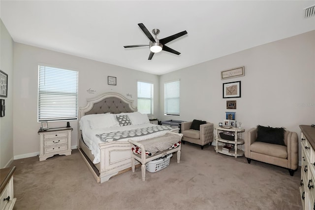 16231 Tradewind Ter, Bradenton, FL 34211 - bedroom with light colored carpet and ceiling fan