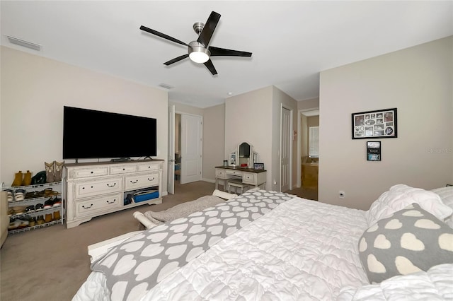 16231 Tradewind Ter, Bradenton, FL 34211 - bedroom featuring carpet floors, a ceiling fan, and a closet