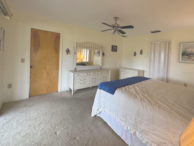 22321 Yonkers Ave, Port Charlotte, FL 33952 - carpeted bedroom with a ceiling fan