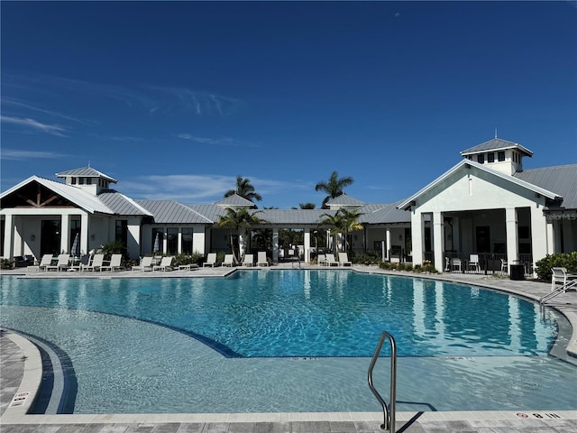 17134 Savory Mist Cir, Bradenton, FL 34211 - community pool featuring a patio area