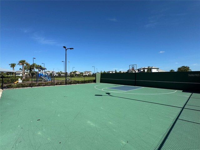17134 Savory Mist Cir, Bradenton, FL 34211 - view of basketball court with community basketball court