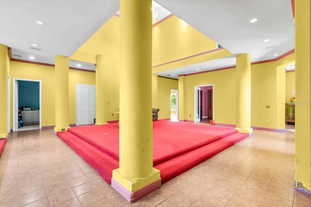4105 37th St E, Bradenton, FL 34208 - building lobby featuring crown molding and recessed lighting