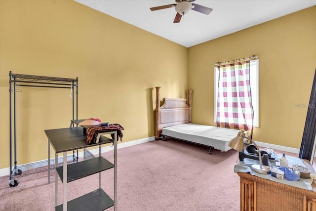 4105 37th St E, Bradenton, FL 34208 - bedroom with carpet flooring and ceiling fan