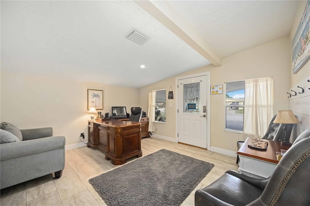 3641 Stokes Dr, Sarasota, FL 34232 - office area featuring baseboards