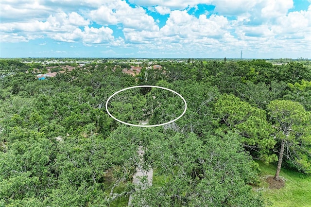 3217 Oak Grove Dr, Sarasota, FL 34243 - aerial view of a heavily wooded area