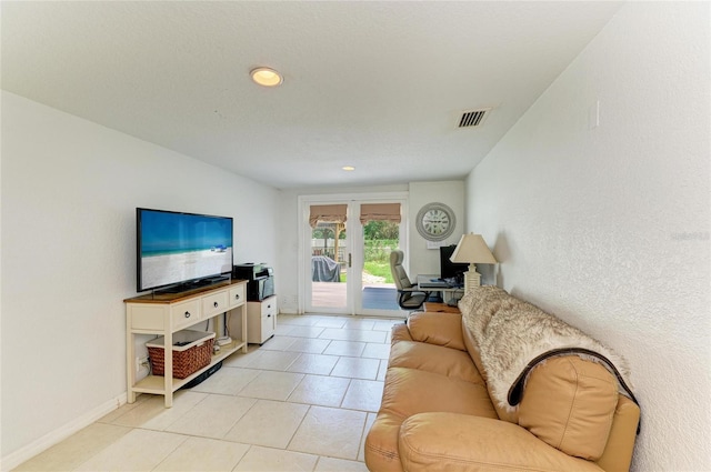 5415 13th Avenue Dr W, Bradenton, FL 34209 - living area with light tile patterned floors and recessed lighting