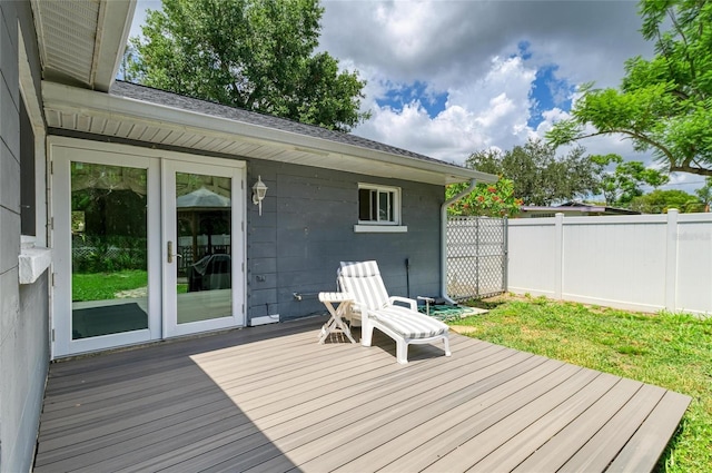 5415 13th Avenue Dr W, Bradenton, FL 34209 - view of wooden deck