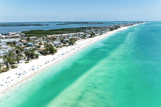 5415 13th Avenue Dr W, Bradenton, FL 34209 - bird's eye view of waterfront with a beach