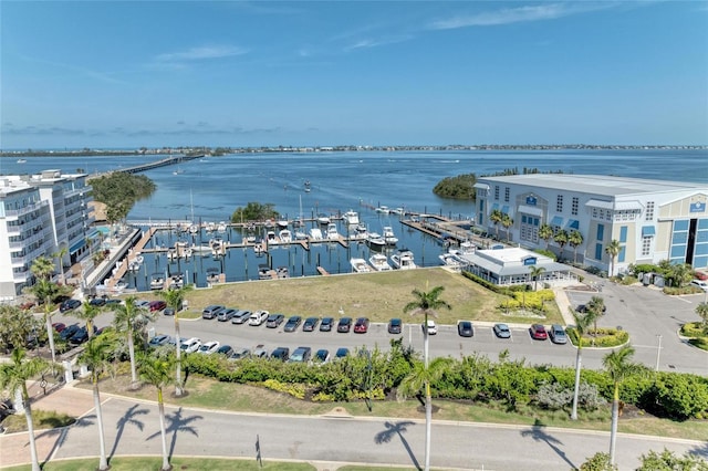 5415 13th Avenue Dr W, Bradenton, FL 34209 - bird's eye view of a nearby body of water and numerous boat docks