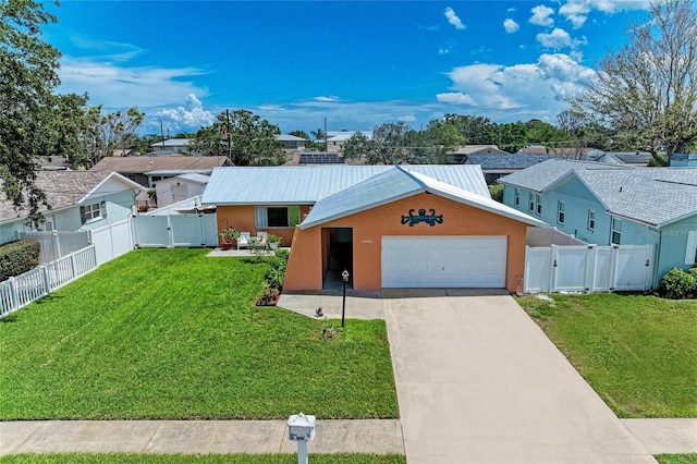 2406 15th St W, Palmetto, FL 34221 - view of front of house with a gate, stucco siding, and a residential view