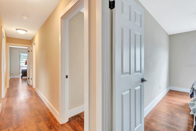 2315 Riverwood Pines Dr, Sarasota, FL 34231 - hall with wood finished floors and baseboards
