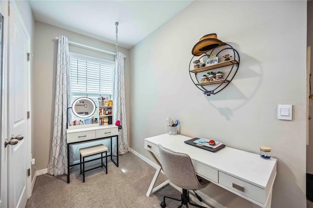 8979 Milestone Dr, Sarasota, FL 34238 - carpeted home office featuring baseboards