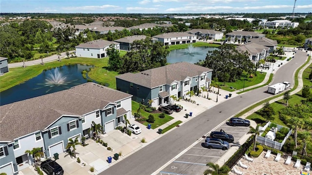 8979 Milestone Dr, Sarasota, FL 34238 - aerial perspective of suburban area featuring a large body of water