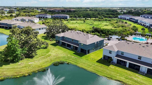 8979 Milestone Dr, Sarasota, FL 34238 - aerial perspective of suburban area featuring a large body of water