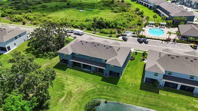 8979 Milestone Dr, Sarasota, FL 34238 - drone / aerial view of a pool