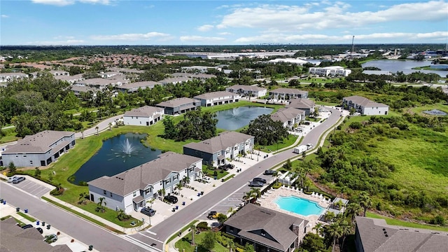 8979 Milestone Dr, Sarasota, FL 34238 - bird's eye view of a large body of water and a pool