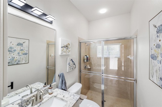 8840 Brookfield Ter, Bradenton, FL 34212 - full bath with a stall shower and vanity