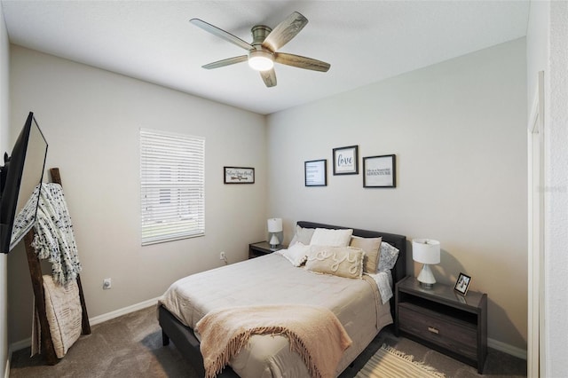 8840 Brookfield Ter, Bradenton, FL 34212 - bedroom featuring carpet floors and ceiling fan