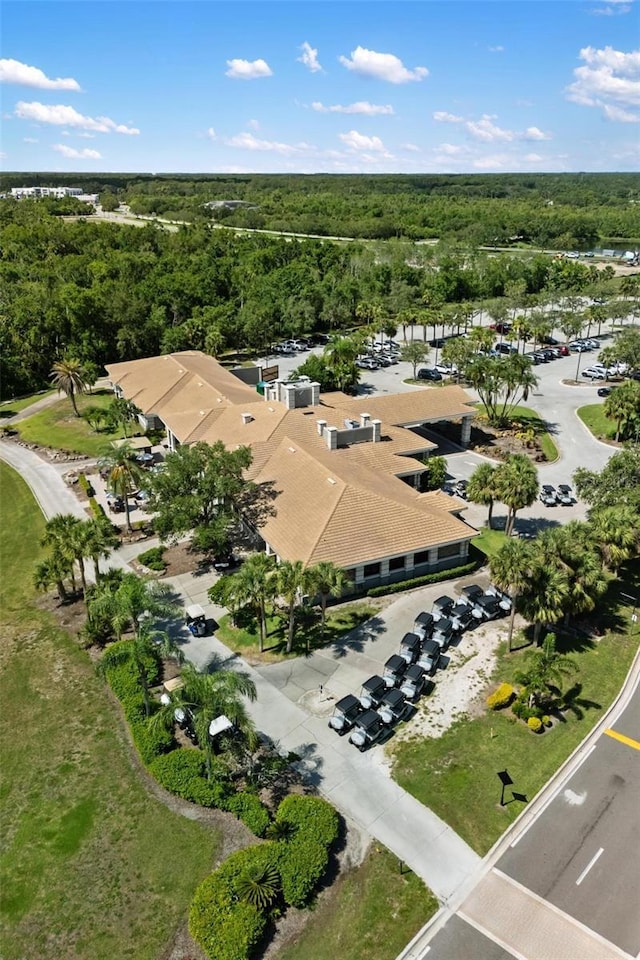 8840 Brookfield Ter, Bradenton, FL 34212 - drone / aerial view of a heavily wooded area