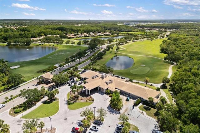 8840 Brookfield Ter, Bradenton, FL 34212 - drone / aerial view of a nearby body of water and a golf club