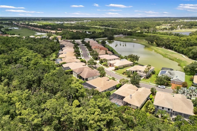 8840 Brookfield Ter, Bradenton, FL 34212 - aerial perspective of suburban area featuring a nearby body of water