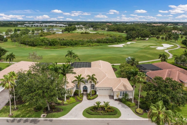7144 Ashland Gln, Lakewood Ranch, FL 34202 - bird's eye view of a golf club and a nearby body of water