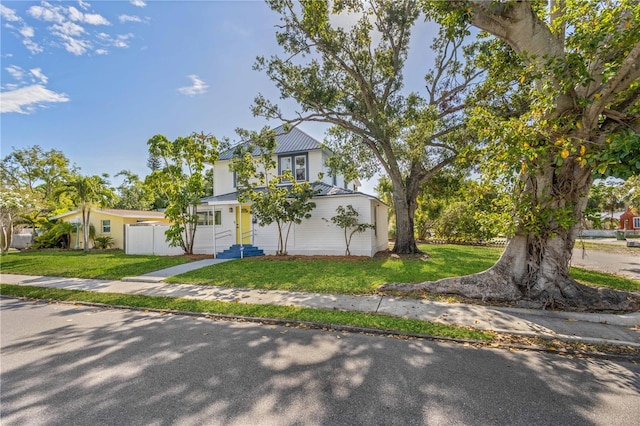 719 22nd St W, Bradenton, FL 34205 - view of front of property with a metal roof