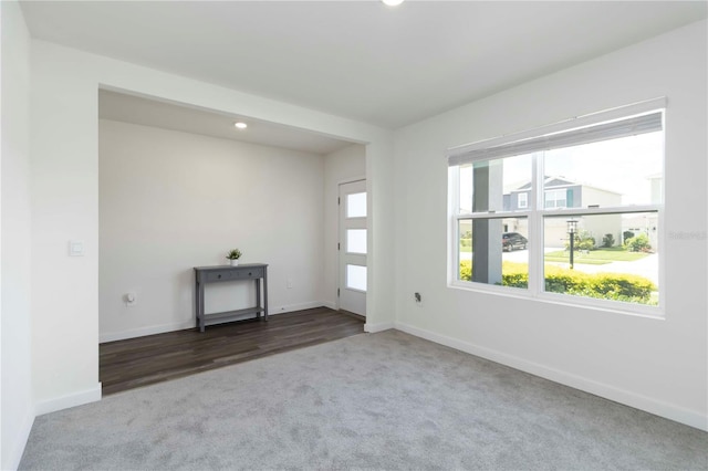 17209 Barnwood Pl, Bradenton, FL 34211 - spare room featuring carpet floors and recessed lighting
