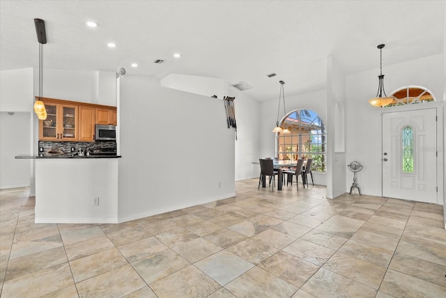 6805 225th St E, Bradenton, FL 34211 - foyer with a high ceiling and recessed lighting