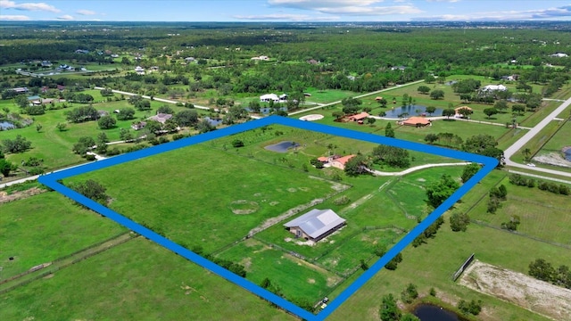 6805 225th St E, Bradenton, FL 34211 - aerial overview of property's location with a heavily wooded area