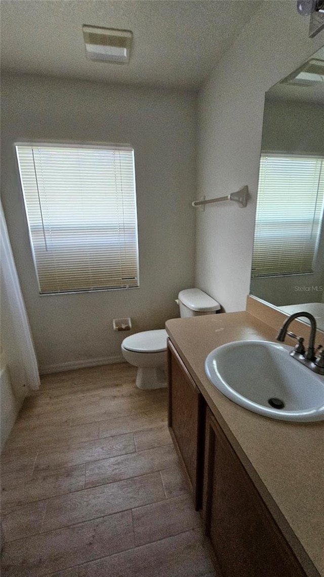 17215 Berwin Ave, Port Charlotte, FL 33948 - bathroom featuring vanity, healthy amount of natural light, and wood finished floors