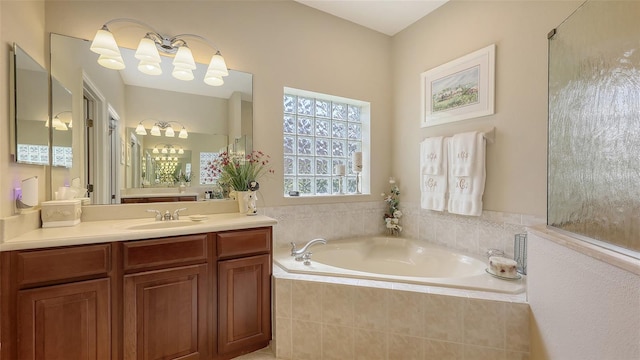 7915 Kavanagh Ct, Sarasota, FL 34240 - full bath with a garden tub and vanity