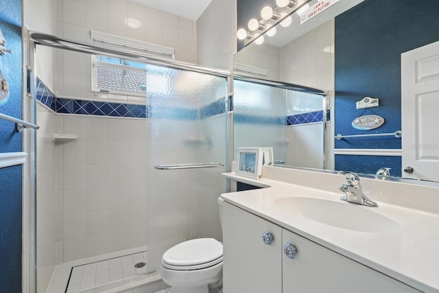 4374 Mirabella Cir, Bradenton, FL 34210 - bathroom with vanity and a stall shower