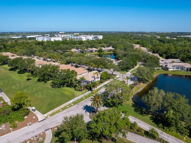 4374 Mirabella Cir, Bradenton, FL 34210 - aerial view of property and surrounding area with a nearby body of water