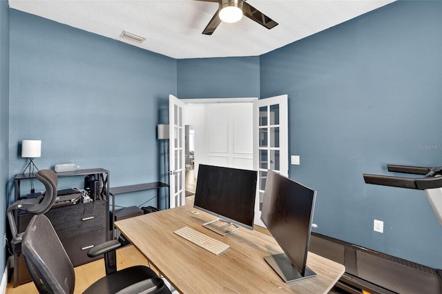13640 2nd Ave E, Bradenton, FL 34212 - office with ceiling fan