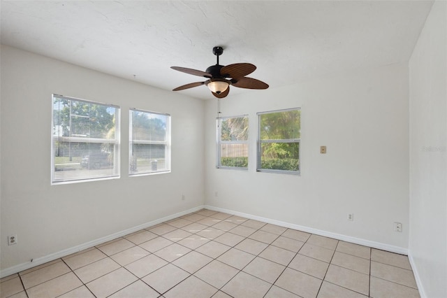 1404 Dartmouth Dr, Bradenton, FL 34207 - unfurnished room with ceiling fan and light tile patterned flooring
