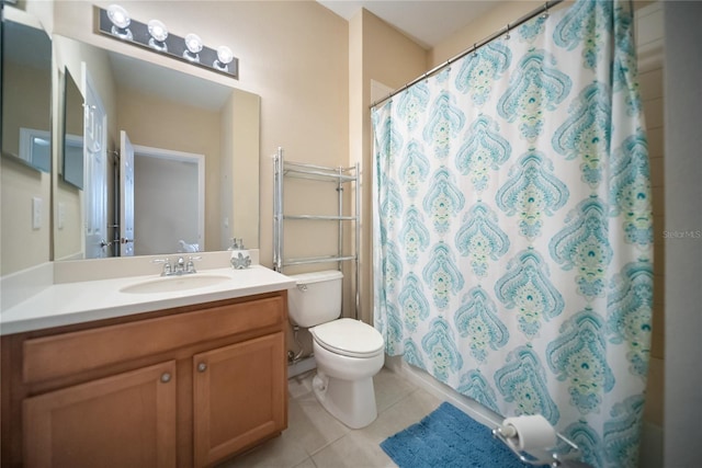 4235 Overture Cir Unit 4235, Bradenton, FL 34209 - bathroom with tile patterned flooring, vanity, and a shower with shower curtain
